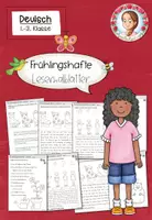 Vorschau - Arbeitsblätter - Lesemalblätter Frühling | Klasse 1-3 - Deckblatt