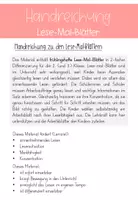 Vorschau - Arbeitsblätter - Lesemalblätter Frühling | Leseverstehen Deutsch Klasse 2 - Seite 3