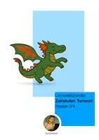 Vorschau - Klassenarbeiten - Lernzielkontrolle Zeitformen Verb Klasse 3/4/5 differenziert auch für SPPZ Sprache - Deckblatt