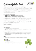 Voorbeeld - Lente - Geheim Getal - Kleurenspel - Tafel van 9 en 10 - Pagina 2
