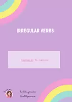 Vista previa - Juegos / Gamificación - Flashcards de verbs irregulars per patrons - Portada
