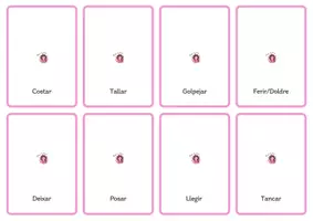 Vista previa - Juegos / Gamificación - Flashcards de verbs irregulars per patrons - página 3