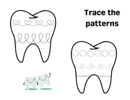 Aperçu - Feuilles d'exercices - Dental Health Tracing Patterns | Fine Motor Skills | MS–GS - Page de couverture
