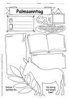 Vorschau - Arbeitsblätter - Palmsonntag - Katholisches Kirchenjahr - Steckbrief & Infotext - Seite 2