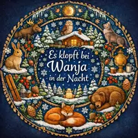 Vorschau - Mal- und Bastelvorlagen - Mandala zu "Es klopft bei Wanja in der Nacht". - Deckblatt