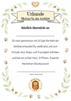 Vorschau - Anderer Materialtyp - Urkunde Ivi und die Welt der Gefühle - Deckblatt