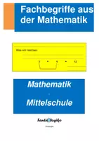 Vorschau - Stundenentwürfe - Fachbegriffe in Mathe 5. - 7. Klasse - Deckblatt