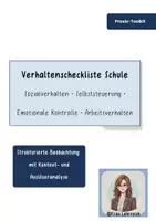 Vorschau - Arbeitsblätter - Verhaltenscheckliste für die Schule - Sozialverhalten, Selbststeuerung & Arbeitsverhalten dokumentieren - Deckblatt