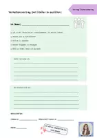 Vorschau - Arbeitsblätter - Verhaltensreflexion & Verhaltensvertrag Reflexionsbogen mit Verstärkerplan für die Schule - Seite 2