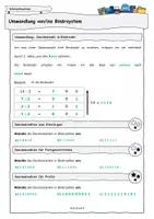 Vorschau - Arbeitsblätter - FREEBIE! Übungsaufgaben: Binärsystem ↔ Dezimalsystem - Seite 3