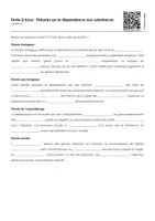 Aperçu - Feuilles d'exercices - Théories sur la dépendance aux substances (textes à trous, exercices, vidéo explicative) - Page 3