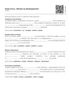 Aperçu - Feuilles d'exercices - Théories du développement (textes à trous, exercices, vidéo explicative) - Page 1
