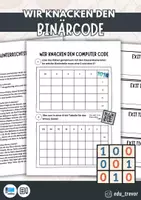 Vorschau - Stundenentwürfe - Wir knacken den Binärcode! (Digitale Welt) - Deckblatt