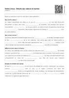 Aperçu - Feuilles d'exercices - Théorie des valeurs et normes (textes à trous, exercices, vidéo explicative) - Page 3