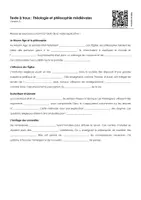 Aperçu - Feuilles d'exercices - Théologie et philosophie médiévales (textes à trous, exercices, vidéo explicative) - Page 3