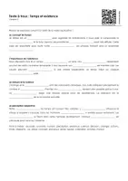 Aperçu - Feuilles d'exercices - Temps et existence (textes à trous, exercices, vidéo explicative) - Page 2