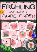 Vorschau - Spiele - FRÜHLING - Wortschatz - Paare finden - Deckblatt