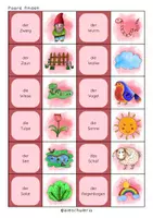 Vorschau - Spiele - FRÜHLING - Wortschatz - Paare finden - Seite 2