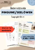 Vorschau - Unterrichtsreihen - Tonprojekt Pinguine Seelöwen Kl - Deckblatt