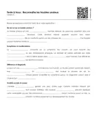 Aperçu - Feuilles d'exercices - Reconnaître les troubles anxieux (textes à trous, exercices, vidéo explicative) - Page 3