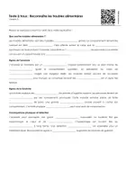 Aperçu - Feuilles d'exercices - Reconnaître les troubles alimentaires (textes à trous, exercices, vidéo explicative) - Page 3