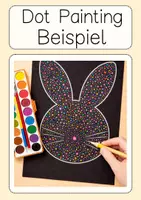 Vorschau - Arbeitsblätter - Kunst Ostern Dot Painting Klasse 2 & 3 Osterhase Osterei - Seite 3