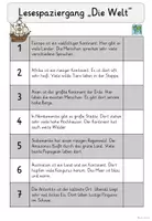 Vorschau - Arbeitsblätter - Lesespaziergang Die Welt und die Kontinente🌍 | Dreifach differenziert – Klasse 2–3 | Sachunterricht & Lesen - Seite 2