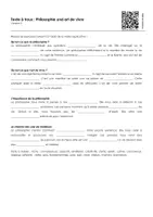 Aperçu - Feuilles d'exercices - Philosophie und art de vivre (textes à trous, exercices, vidéo explicative) - Page 2