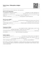 Aperçu - Feuilles d'exercices - Philosophie et religion (textes à trous, exercices, vidéo explicative) - Page 2