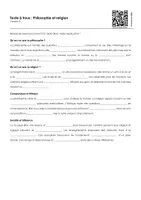 Aperçu - Feuilles d'exercices - Philosophie et religion (textes à trous, exercices, vidéo explicative) - Page 3