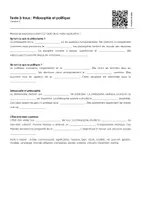 Aperçu - Feuilles d'exercices - Philosophie et politique (textes à trous, exercices, vidéo explicative) - Page 2
