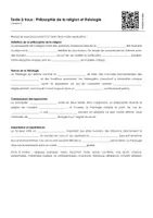 Aperçu - Feuilles d'exercices - Philosophie de la religion et théologie (textes à trous, exercices, vidéo explicative) - Page 2