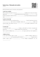 Aperçu - Feuilles d'exercices - Philosophie de la justice (textes à trous, exercices, vidéo explicative) - Page 3