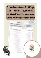 Vorschau - Stundenentwürfe - Stundenentwurf: Krabats ersten Fluchttraum und seine Funktion verstehen - Deckblatt
