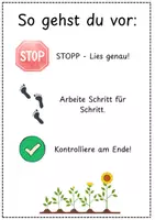 Vorschau - Arbeitsblätter - lesen - denken - tun - mehrgliedrige Arbeitsaufträge - Seite 3