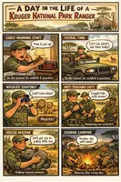 Vorschau - Arbeitsblätter - Comic - A Day In The Life Of A Ranger - Deckblatt
