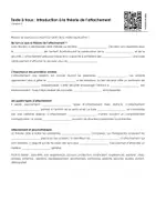 Aperçu - Feuilles d'exercices - Introduction à la théorie de l'attachement (textes à trous, exercices, vidéo explicative) - Page 2