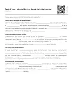 Aperçu - Feuilles d'exercices - Introduction à la théorie de l'attachement (textes à trous, exercices, vidéo explicative) - Page 3