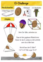 Vorschau - Arbeitsblätter - DIY - Ei-Challenge - Eier-Fall-Experiment - Egg-Race - Seite 2