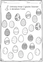 Vorschau - Arbeitsblätter - Rätselheft, Ostern Vorschule und Klasse 1, Vorschulheft, Vorbereitung 1.Klasse 🐣🌸 #hasenstarkehighlights2026 - Seite 3