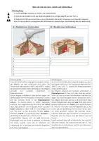 Vorschau - Arbeitsblätter - Vulkantypen - Schicht- und Schildvulkan im Vergleich - Deckblatt