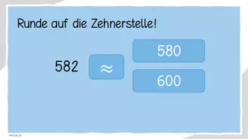 Vorschau - Präsentationen/Tafelbilder - Mathe Interaktives Lernquiz - Runden im ZR 1000 - Seite 2