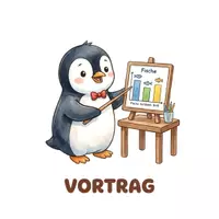 Vorschau - selbst erstellte Cliparts/Grafiken - Fokus-Tiere: Vortrag (ClipArt für Sozialformen) - Deckblatt
