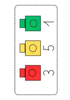 Aperçu - Apprentissages en autonomie - Associer le nombre aux briques Atelier Numération - Page 1