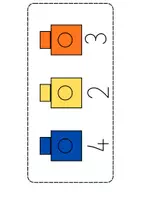 Aperçu - Apprentissages en autonomie - Associer le nombre aux briques Atelier Numération - Page 2
