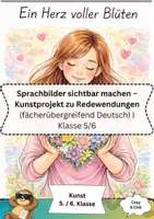 Vorschau - Arbeitsblätter - Kunst Klasse 5 6 Redewendungen - Deckblatt
