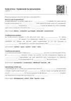 Aperçu - Feuilles d'exercices - Fondements du behaviorisme (textes à trous, exercices, vidéo explicative) - Page 1