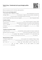 Aperçu - Feuilles d'exercices - Fondements de la psychologie positive (textes à trous, exercices, vidéo explicative) - Page 3