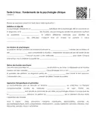 Aperçu - Feuilles d'exercices - Fondements de la psychologie clinique (textes à trous, exercices, vidéo explicative) - Page 2