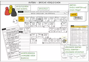Vorschau - Spiele - Brüche vergleichen (Spielfeld mit Lösungen, Spiel) - Seite 2